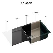 Pomivalno korito SCHOCK Mono D-100L Dusk