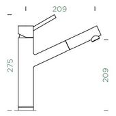Kuhinjska armatura Schock ALTOS 529120 Puro