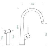 Kuhinjska armatura Schock CONOS PRO 528006 EDM