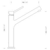 Kuhinjska armatura Schock DION 510000 Magma