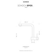 Kuhinjska armatura Schock EPOS 540120 Onyx