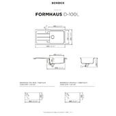 Pomivalno korito SCHOCK Formhaus D-100L Nero