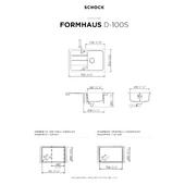 Pomivalno korito SCHOCK Formhaus D-100S Onyx