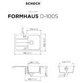 Pomivalno korito SCHOCK Formhaus D-100S Croma