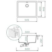 Pomivalno korito SCHOCK Greenwich N-100L FB Puro