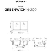 Pomivalno korito SCHOCK Greenwich N-200 Bronze