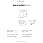 Pomivalno korito SCHOCK Manhattan R-100 Nero