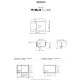 Pomivalno korito SCHOCK Mono D-100 Polaris