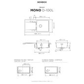Pomivalno korito SCHOCK Mono D-100L Day