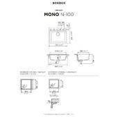 Pomivalno korito SCHOCK Mono N-100 Day