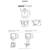 Pomivalno korito SCHOCK Nemo N-100S Croma
