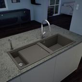 Pomivalno korito SCHOCK Prepstation D-150 Dusk
