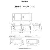 Pomivalno korito SCHOCK Prepstation D-150 Dusk