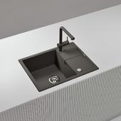 Pomivalno korito SCHOCK Ronda D-100L Asphalt