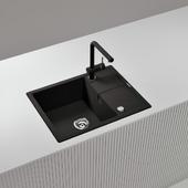Pomivalno korito SCHOCK Ronda D-100L Nero