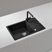 Pomivalno korito SCHOCK Ronda D-100XL Onyx