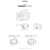 Pomivalno korito SCHOCK Signus D-100 Magnolia