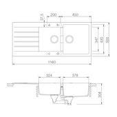 Pomivalno korito SCHOCK Signus D-200 Silverstone