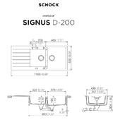 Pomivalno korito SCHOCK Signus D-200 Magma