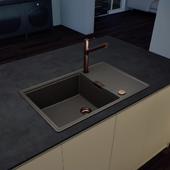 Pomivalno korito SCHOCK Tia D-100LS Stone