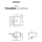 Pomivalno korito SCHOCK Toledo D-100XS Bronze