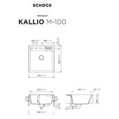 Pomivalno korito SCHOCK Kallio M-100 Day