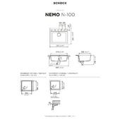 Pomivalno korito SCHOCK Nemo N-100 Nero
