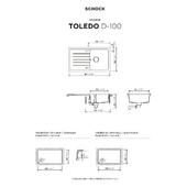 Pomivalno korito SCHOCK Toledo D-100 Magma