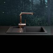 Set izliv, preliv in gumb SCHOCK 400069 Copper
