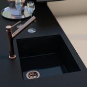 Set izliv, preliv in gumb SCHOCK 400069 Copper